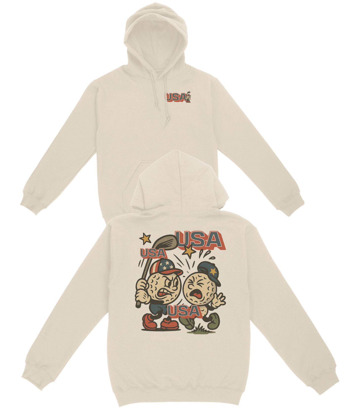 USA Golf Basic Hoodie - Old Time Sports