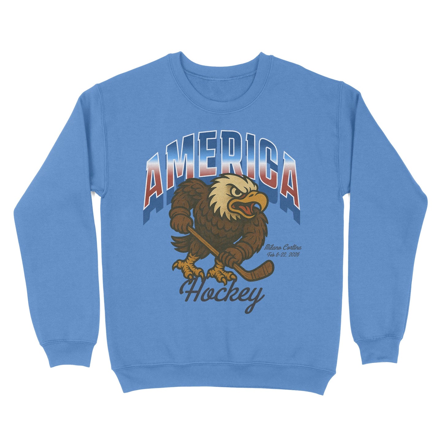 USA Hockey Basic Crewneck - Old Time Sports