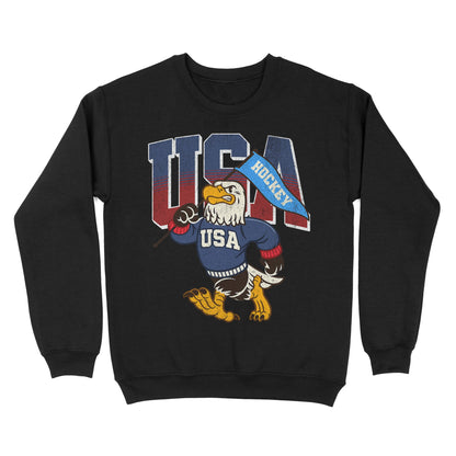 USA Hockey Gold Basic Crewneck - Old Time Sports