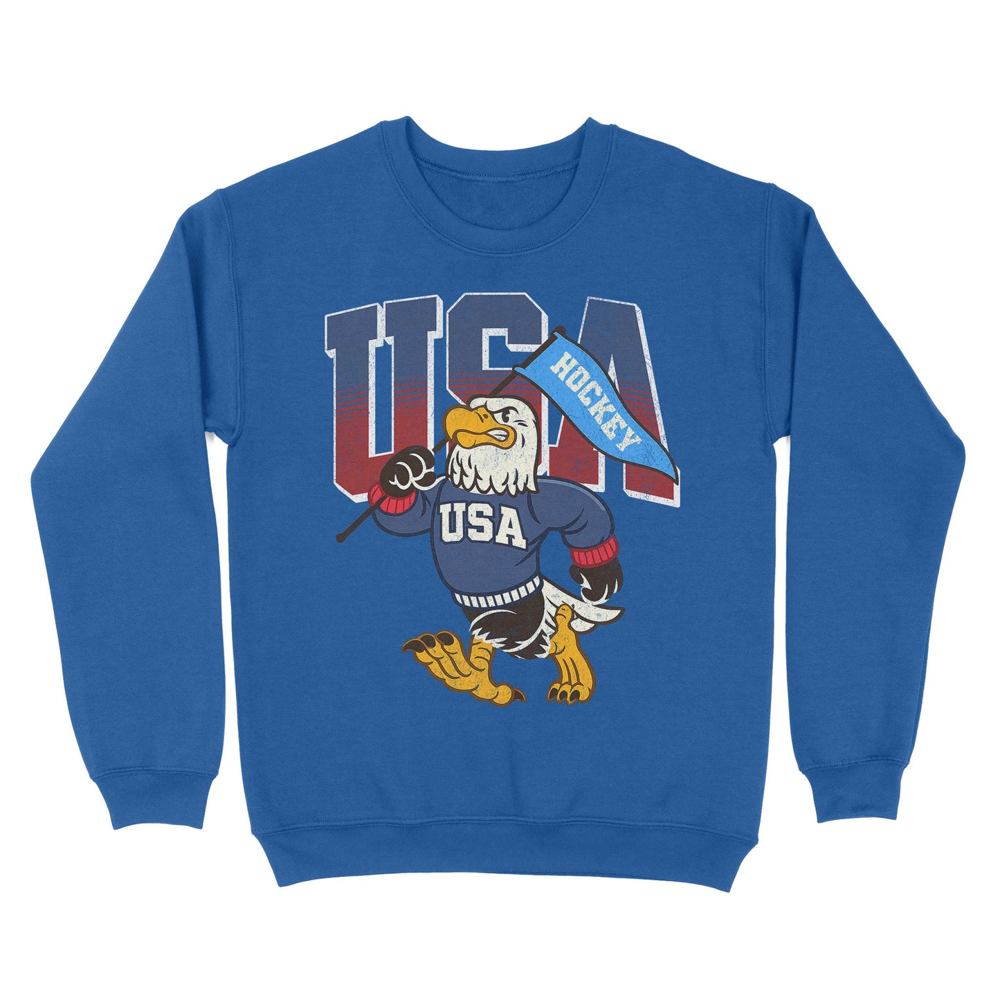USA Hockey Gold Basic Crewneck - Old Time Sports