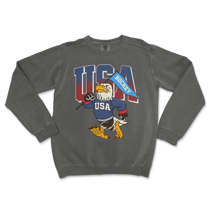 USA Hockey Gold Premium Crewneck