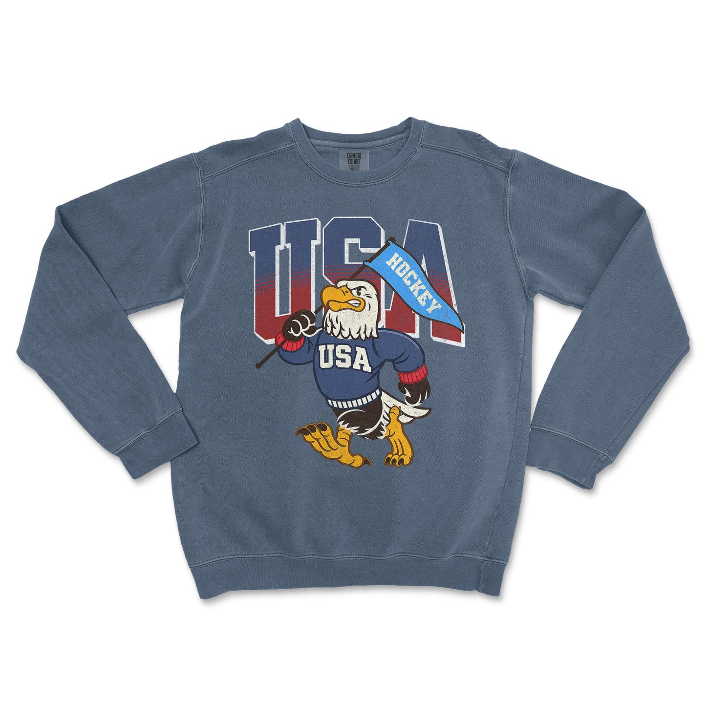 USA Hockey Gold Premium Crewneck