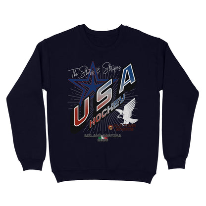 USA Hockey v2 Basic Crewneck - Old Time Sports