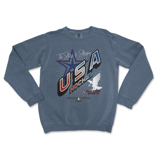 USA Hockey v2 Premium Crewneck - Old Time Sports