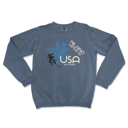 USA Ice Hockey Premium Crewneck - Old Time Sports