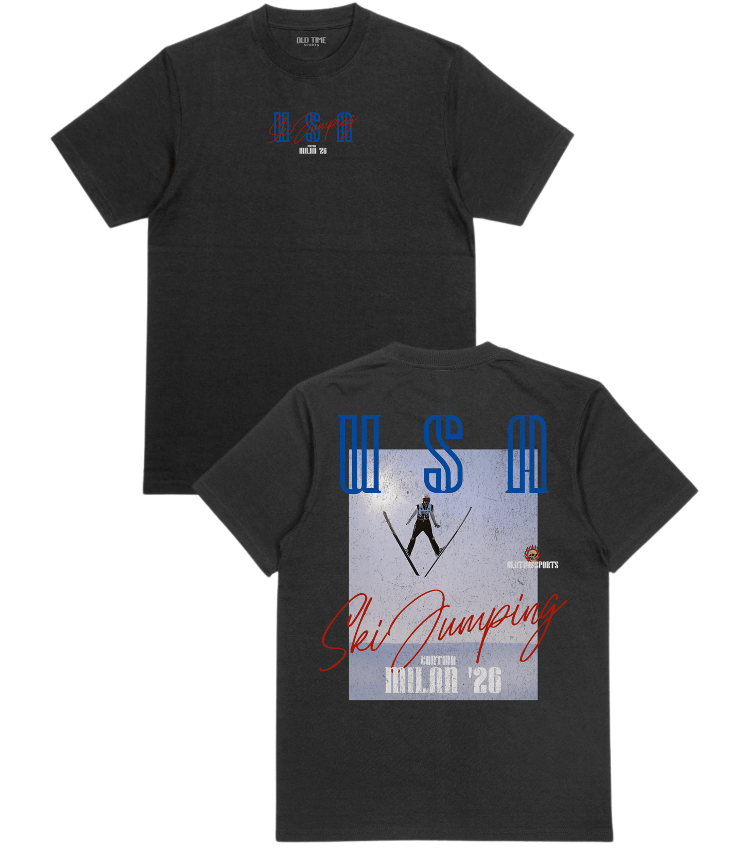 USA Ski Jumping T-Shirt - Old Time Sports