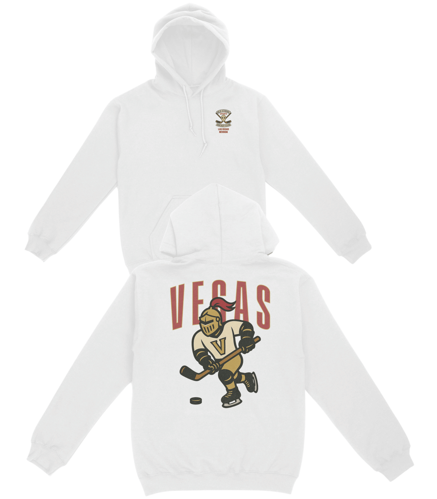 Vegas Hockey v1 Basic Hoodie - Old Time Sports