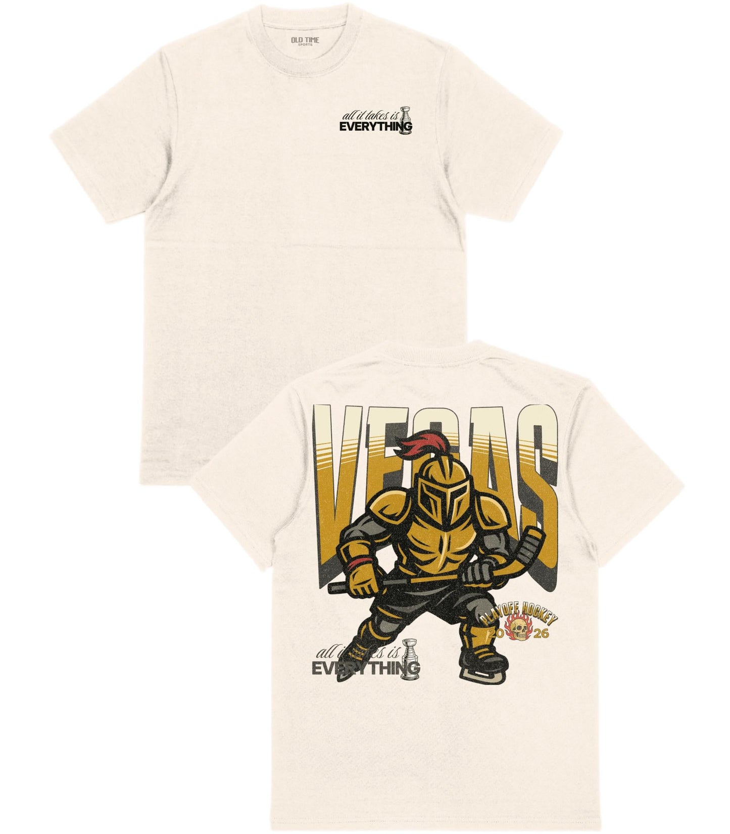 Vegas Playoff Hockey T-Shirt - Old Time Sports