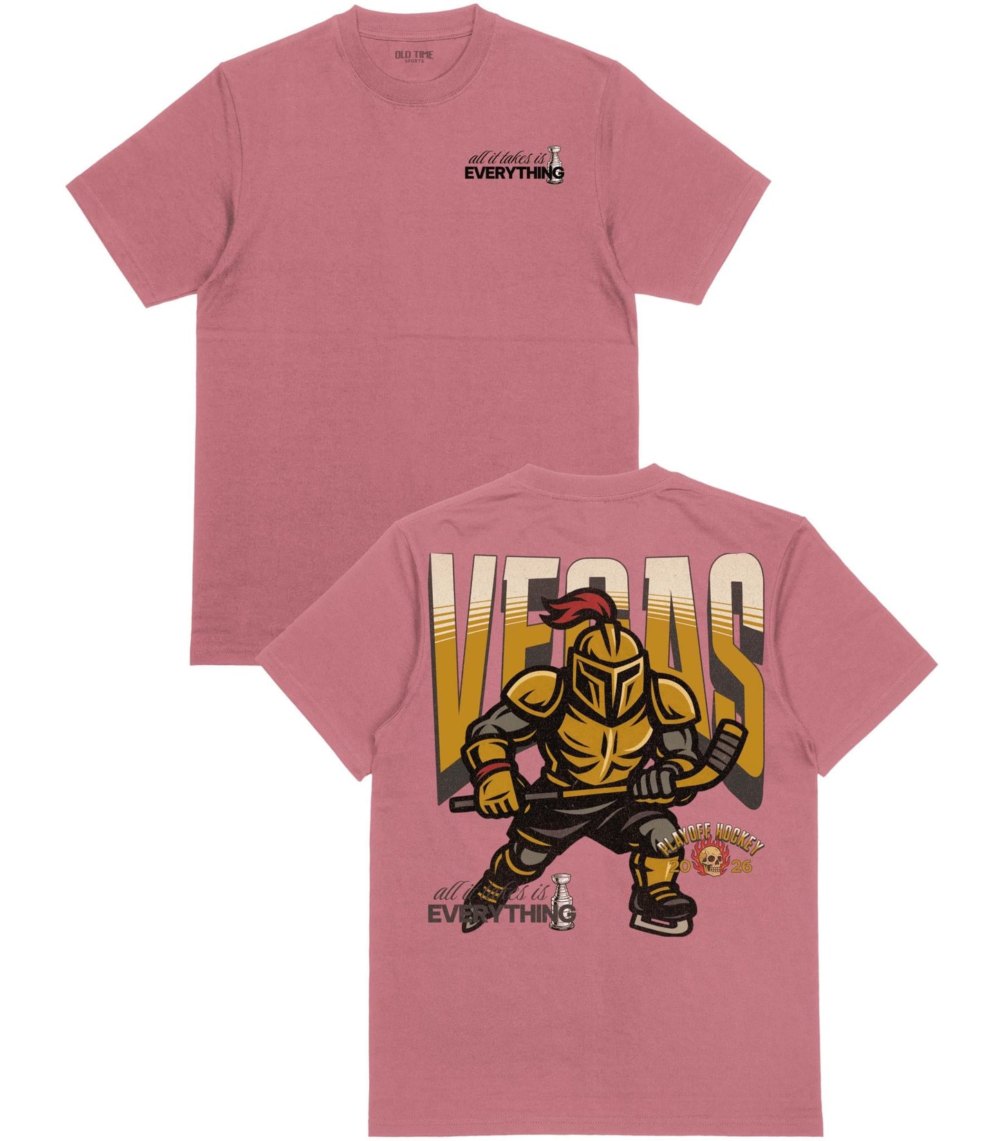 Vegas Playoff Hockey T-Shirt - Old Time Sports