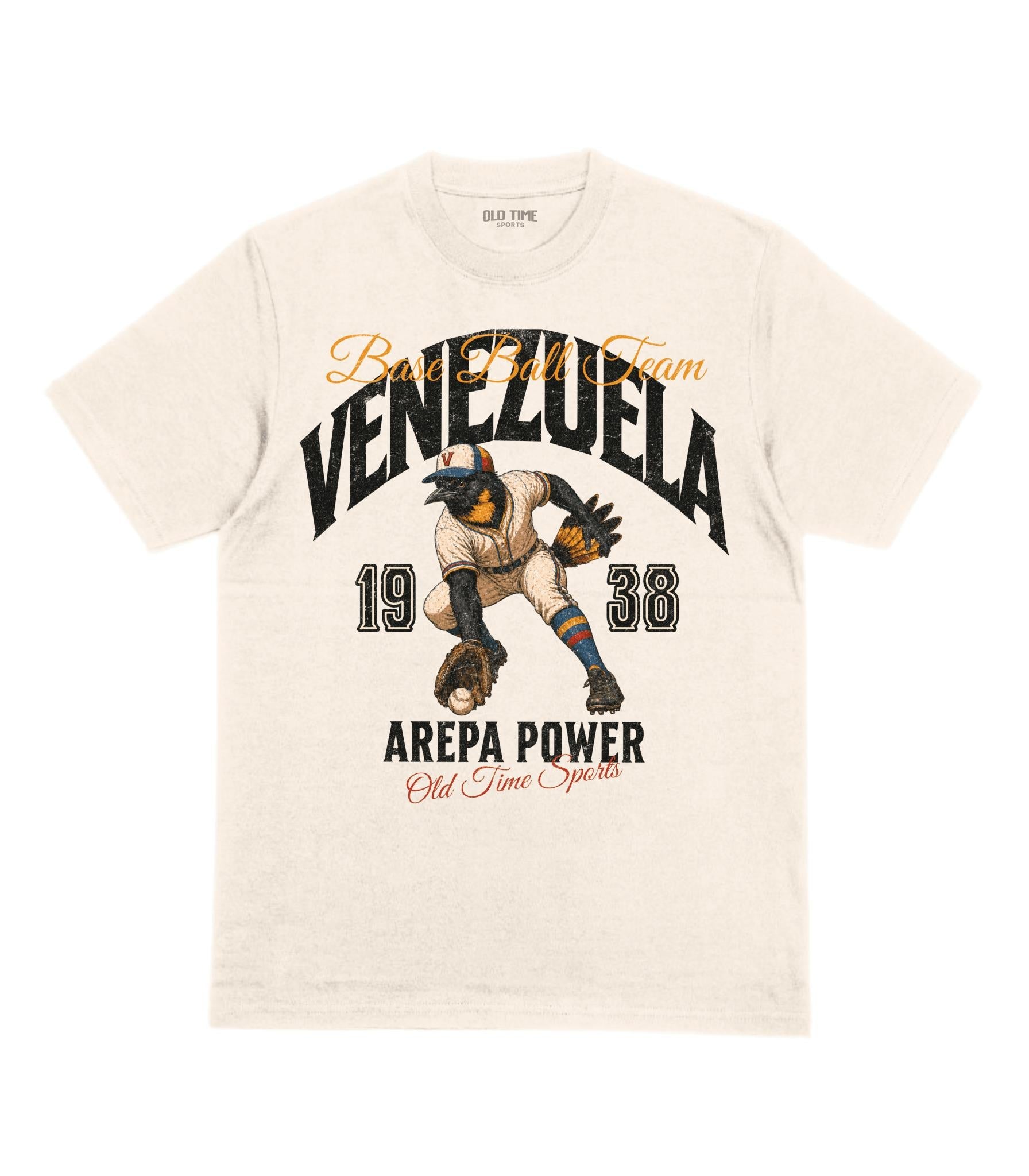 Venezuela Base Ball Team v2 T-Shirt - Old Time Sports