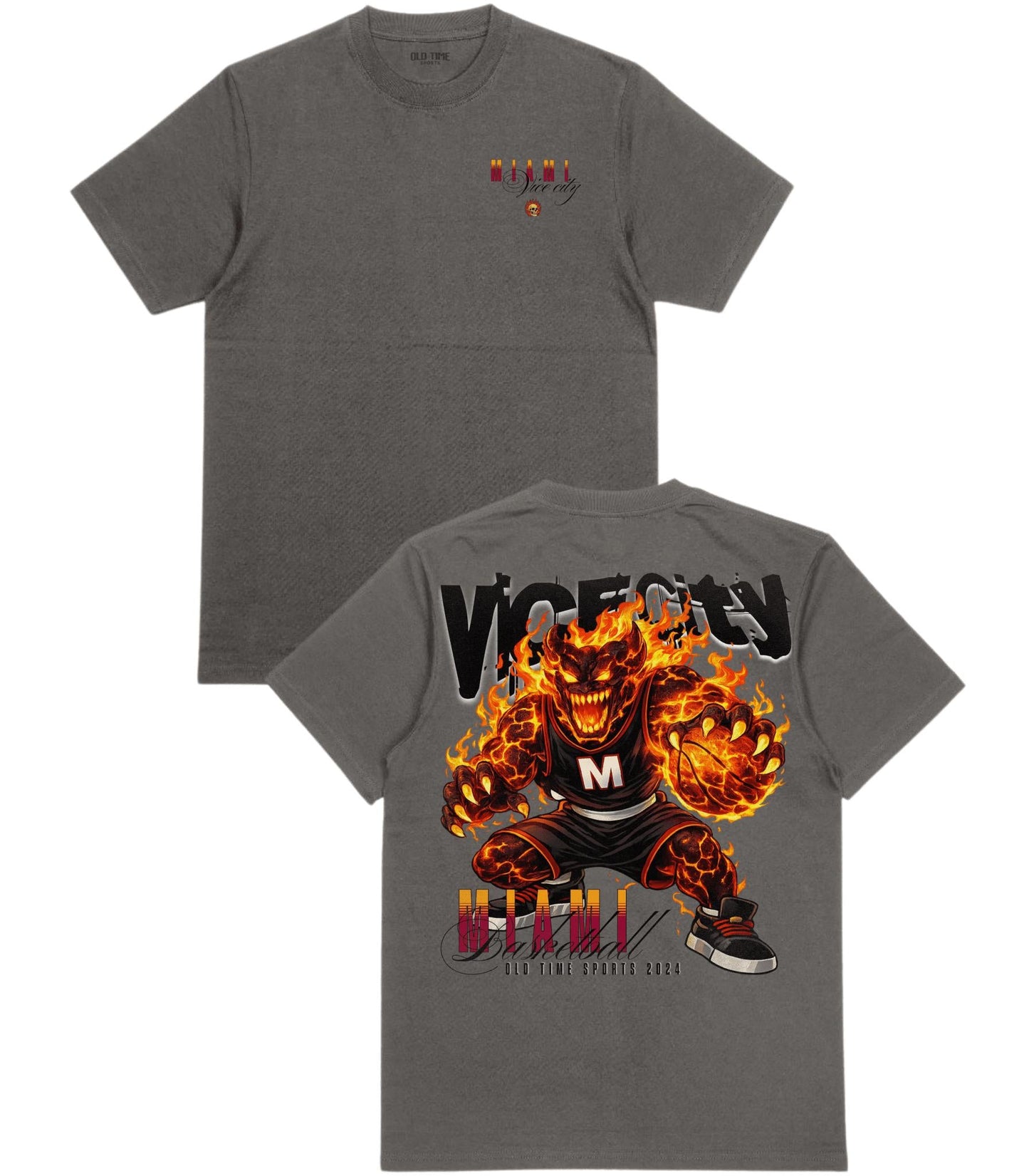 Vice City Basketball T-Shirt - Old Time Sports