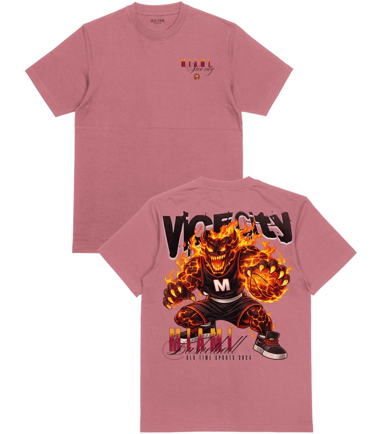 Vice City Basketball T-Shirt - Old Time Sports