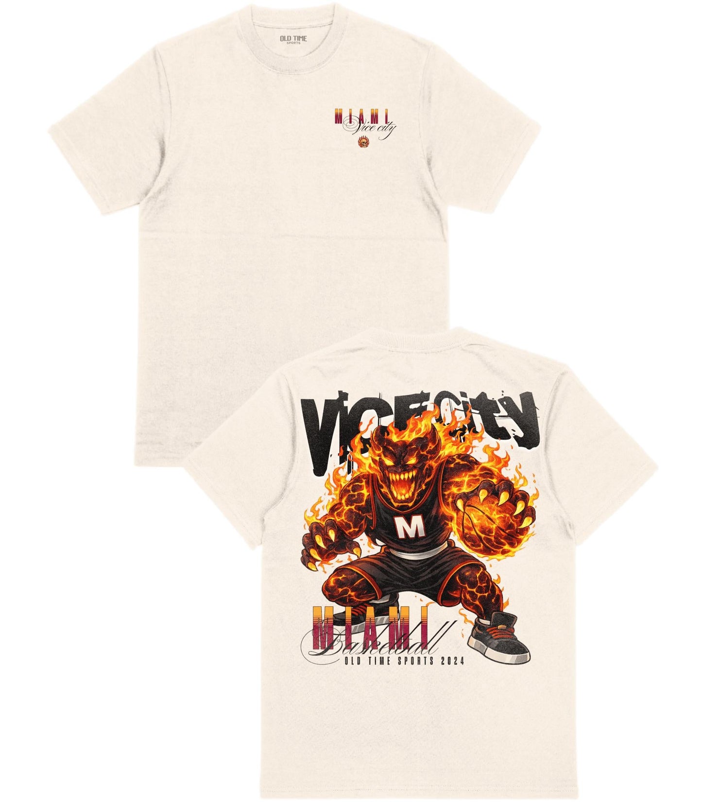 Vice City Basketball T-Shirt - Old Time Sports
