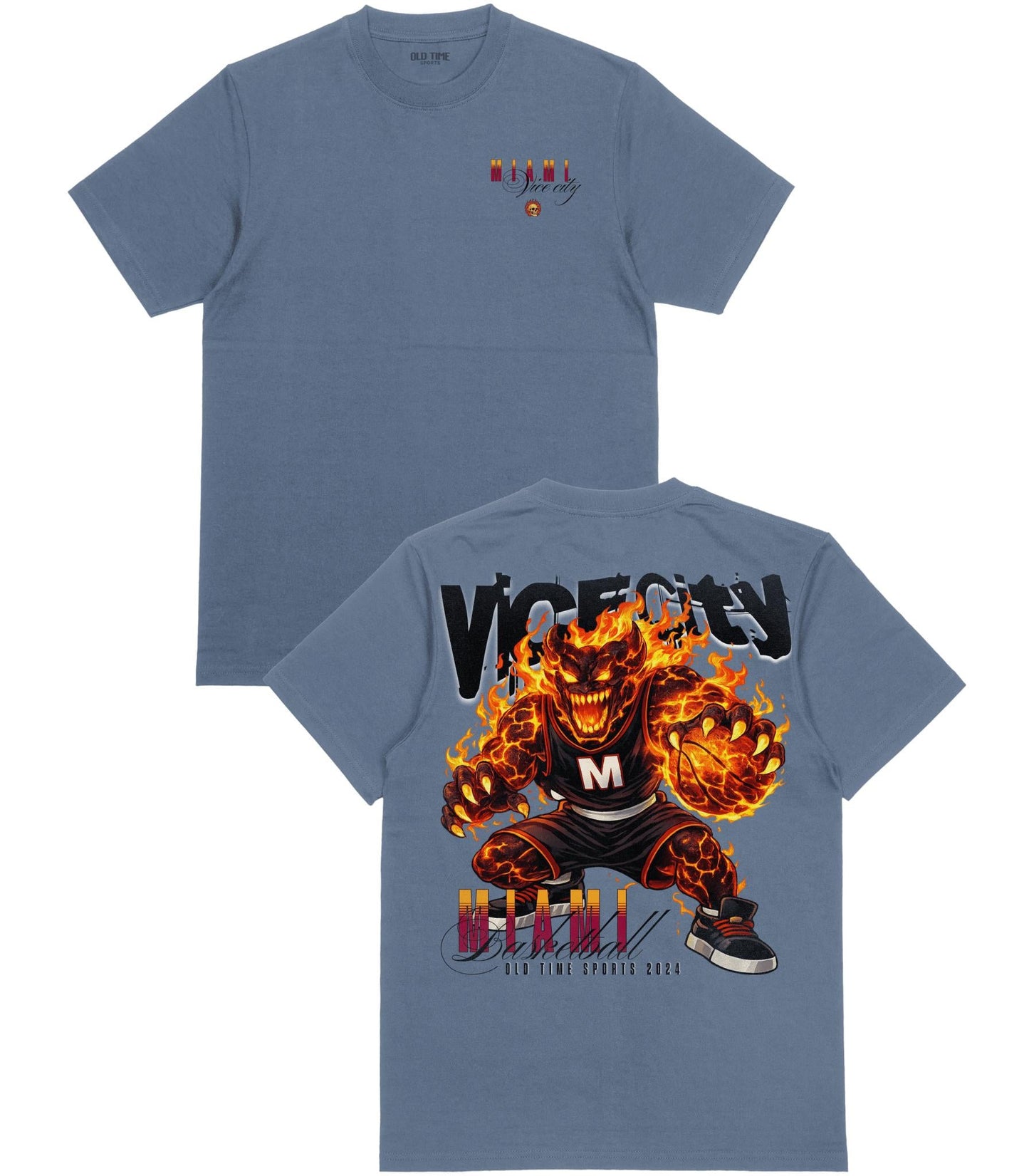 Vice City Basketball T-Shirt - Old Time Sports