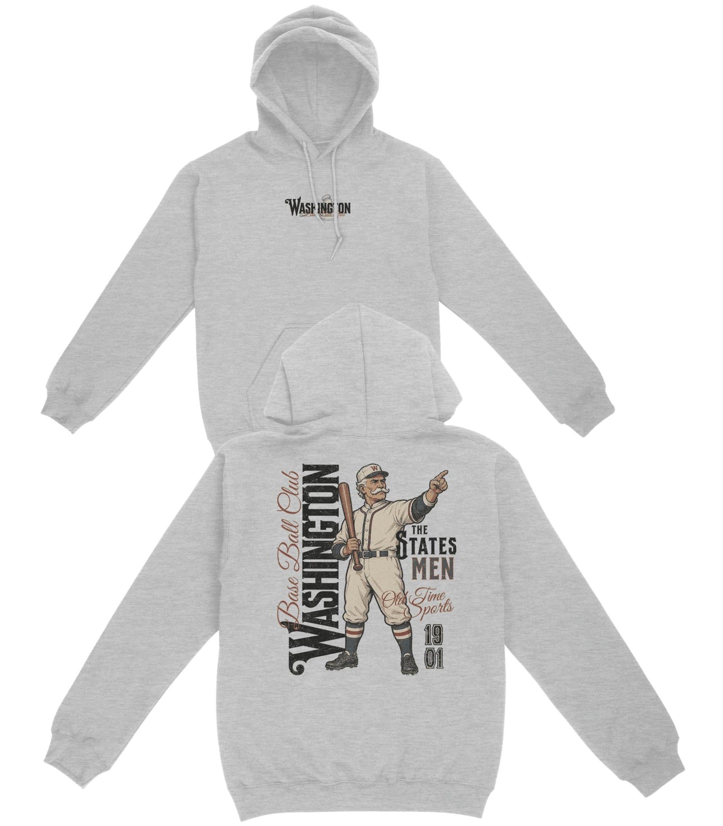 Washington Base Ball Club Basic Hoodie - Old Time Sports