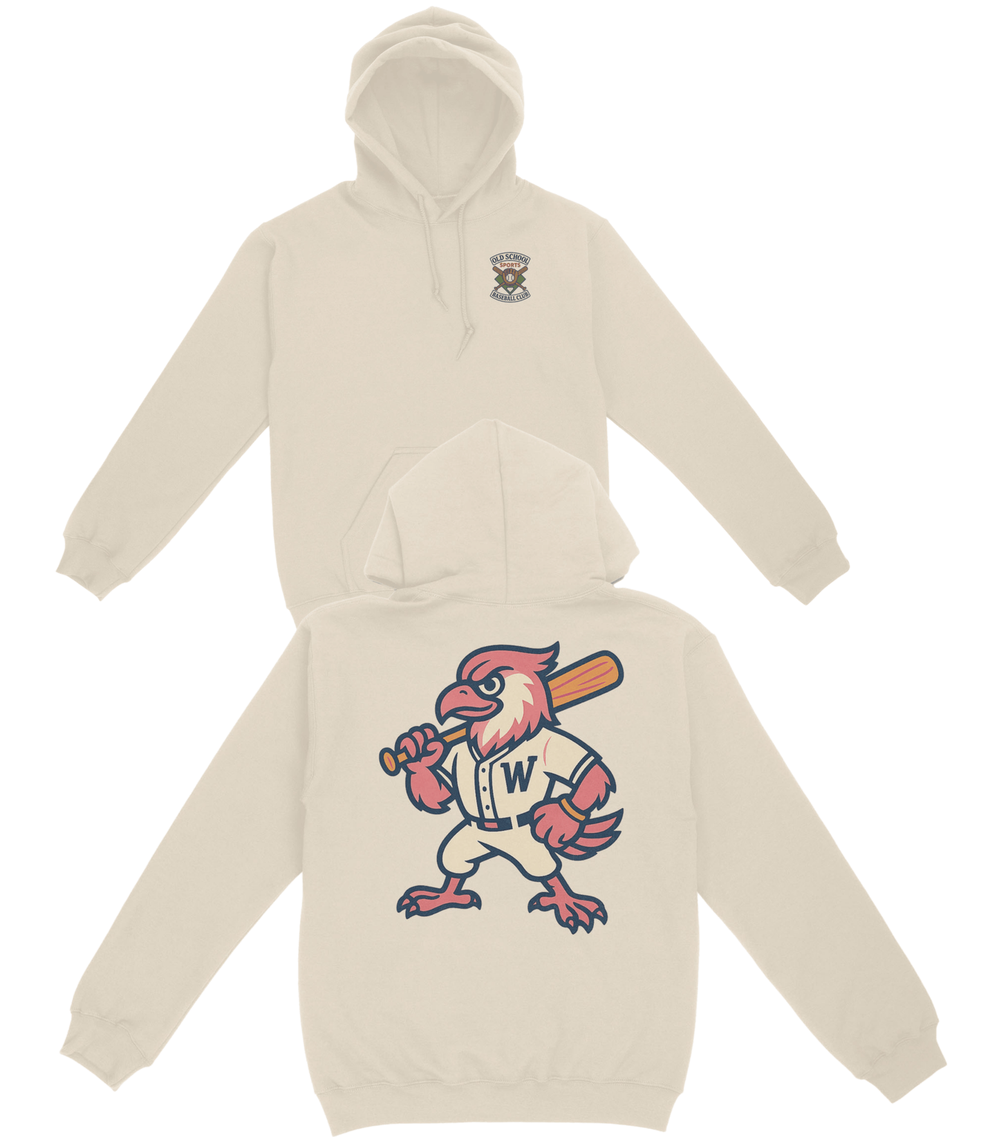 Washington Baseball v1 Basic Hoodie - Old Time Sports