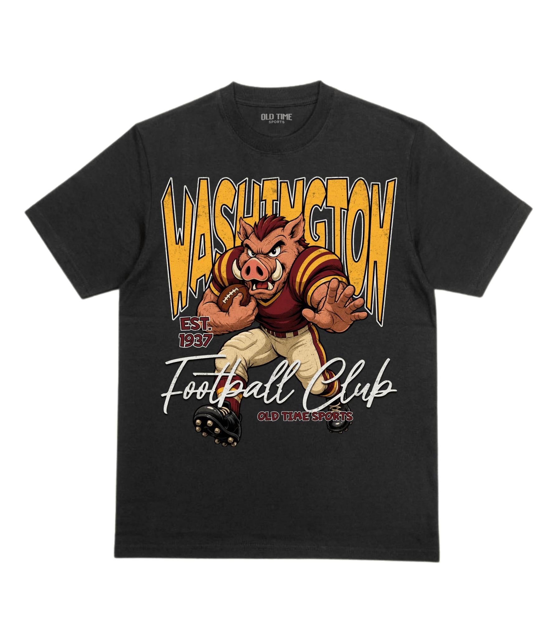 Washington Football 1937 v2 T-Shirt - Old Time Sports