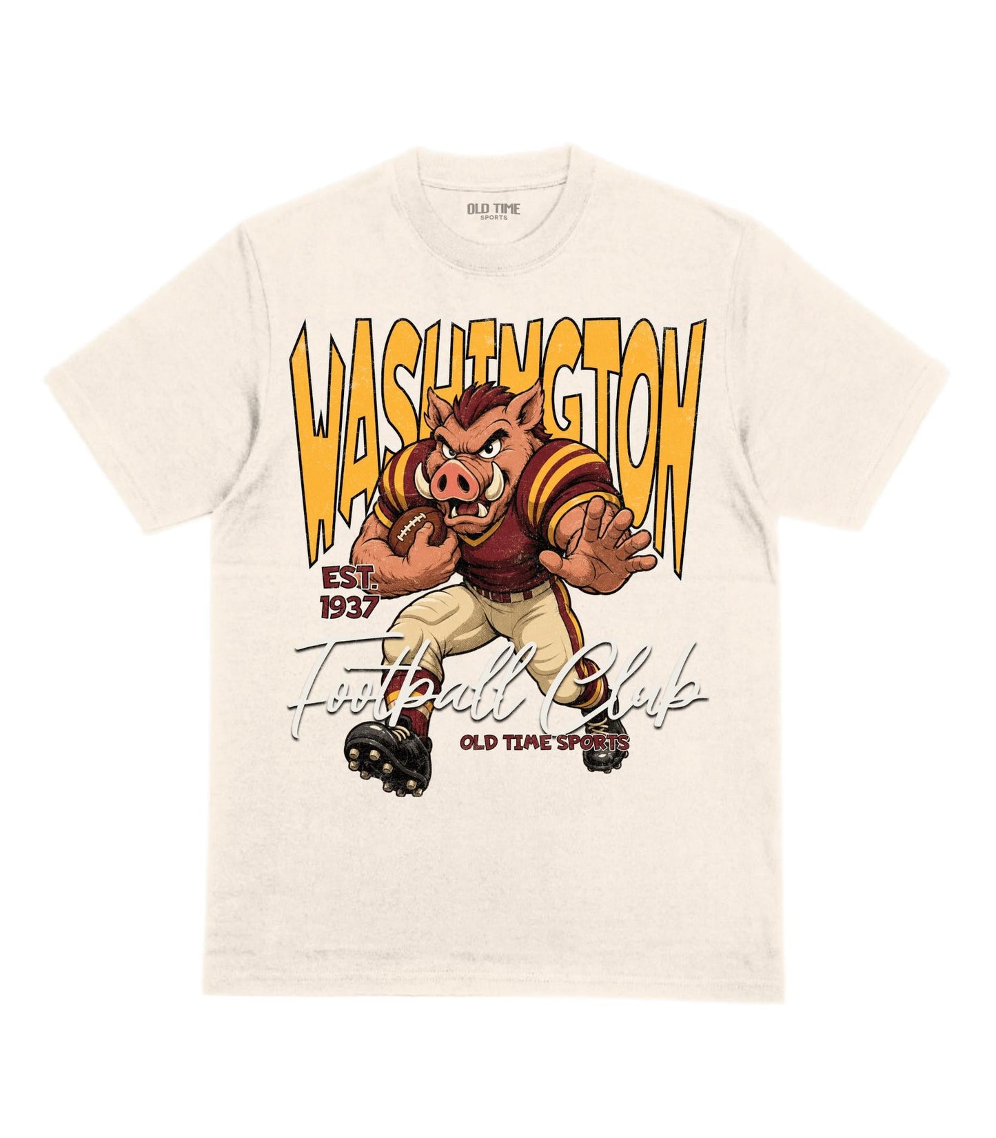 Washington Football 1937 v2 T-Shirt - Old Time Sports
