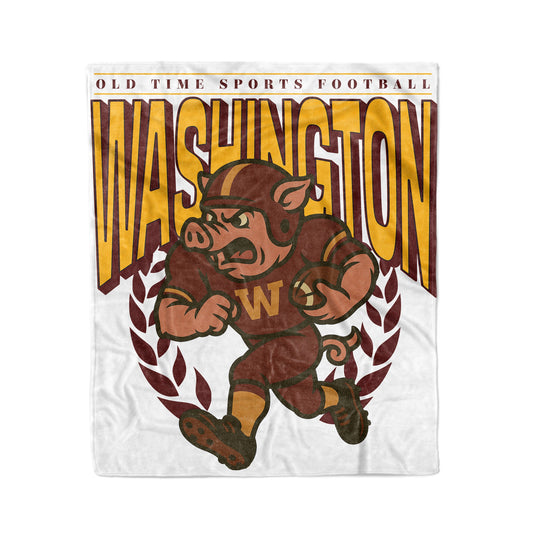 Washington Football 50x60in Fleece Blanket - Old Time Sports