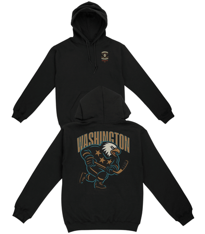Washington Hockey v1 Basic Hoodie - Old Time Sports