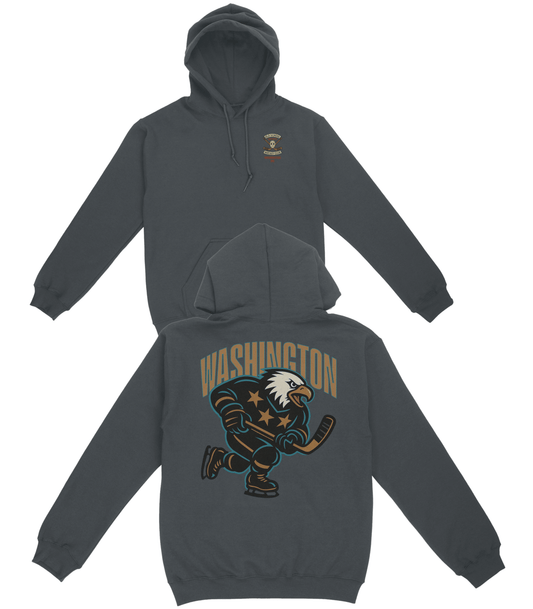 Washington Hockey v1 Basic Hoodie - Old Time Sports