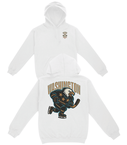 Washington Hockey v1 Basic Hoodie - Old Time Sports