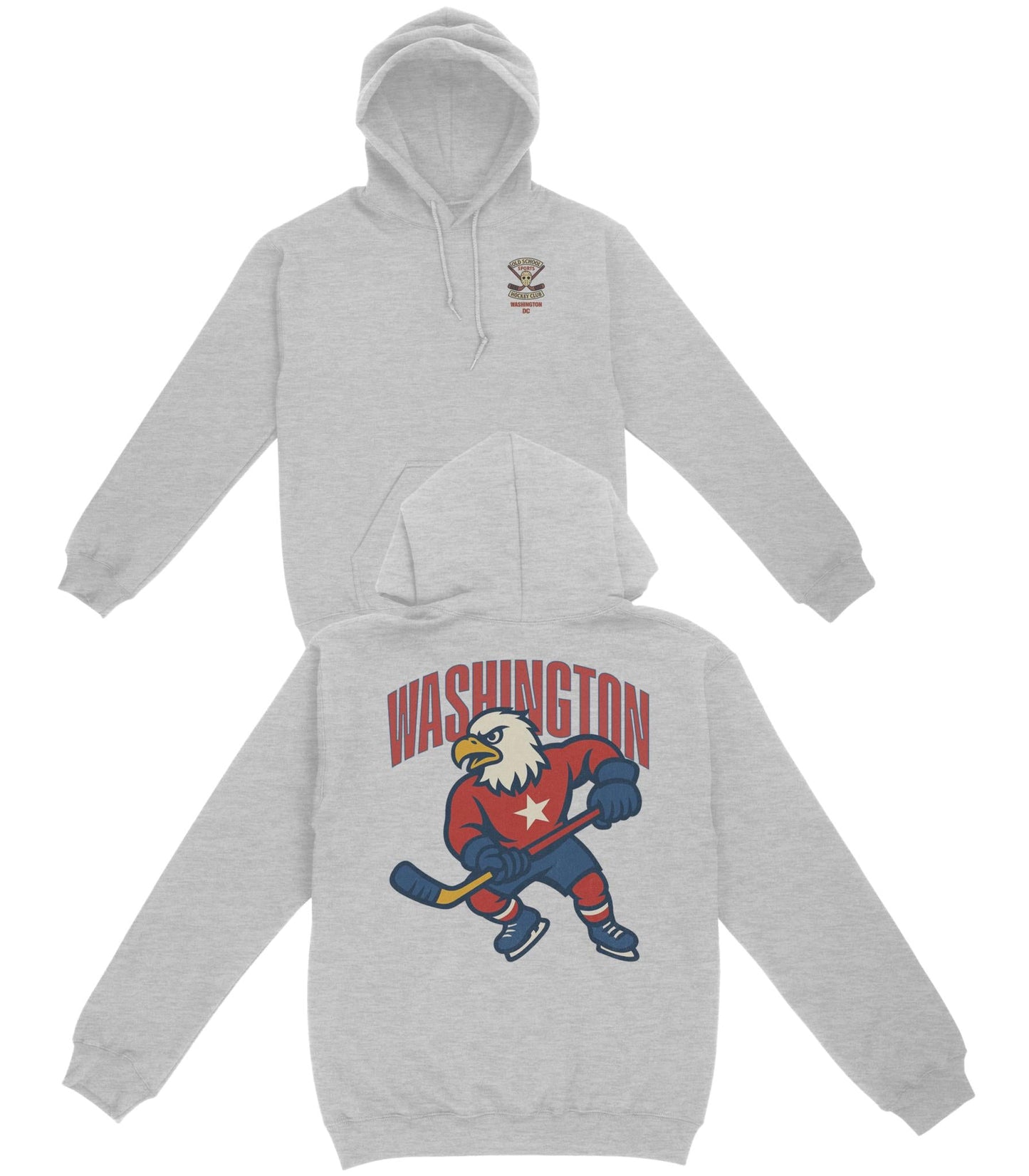 Washington Hockey v2 Basic Hoodie
