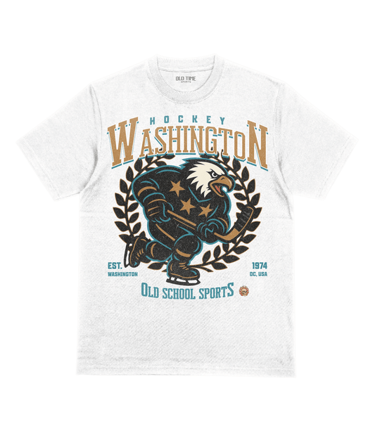 Washington Hockey v4 T-Shirt - Old Time Sports
