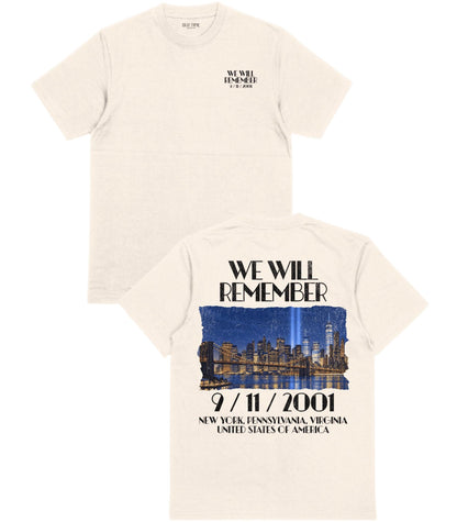 We Will Remember T-Shirt - Old Time Sports