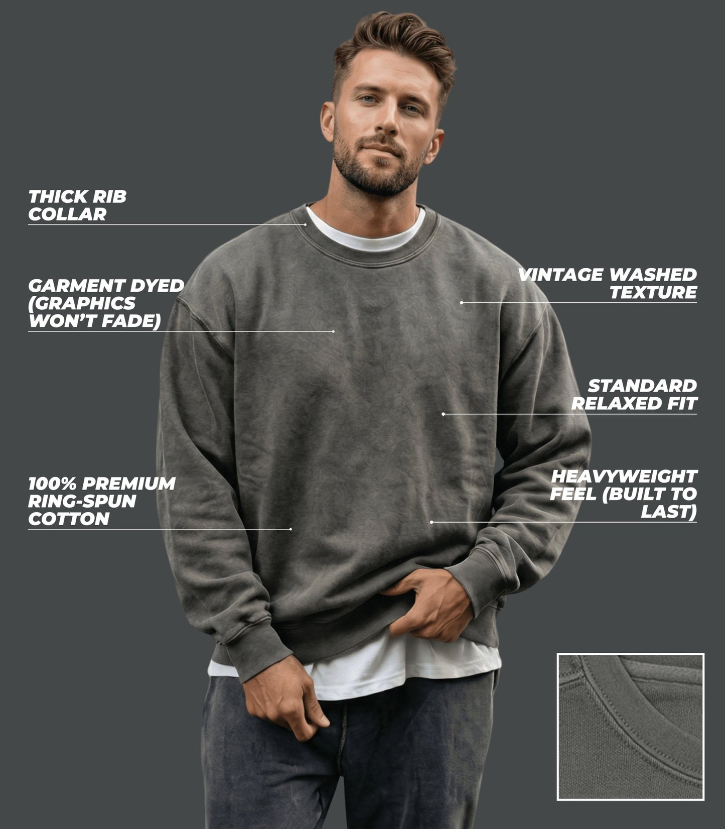 We're The Best Premium Crewneck - Old Time Sports