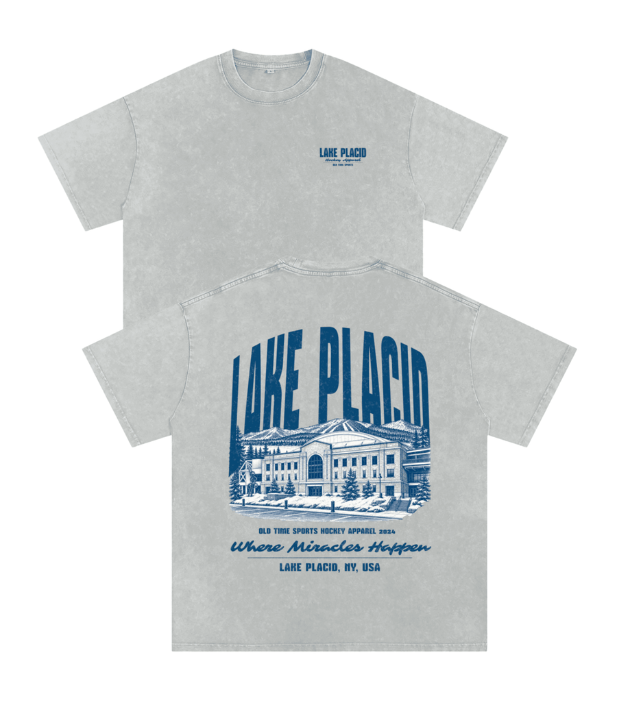 Where Miracles Happen Heavyweight Tee - Old Time Sports