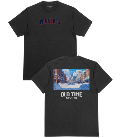 Winnepeg Hockey Cityscape T-Shirt - Old Time Sports