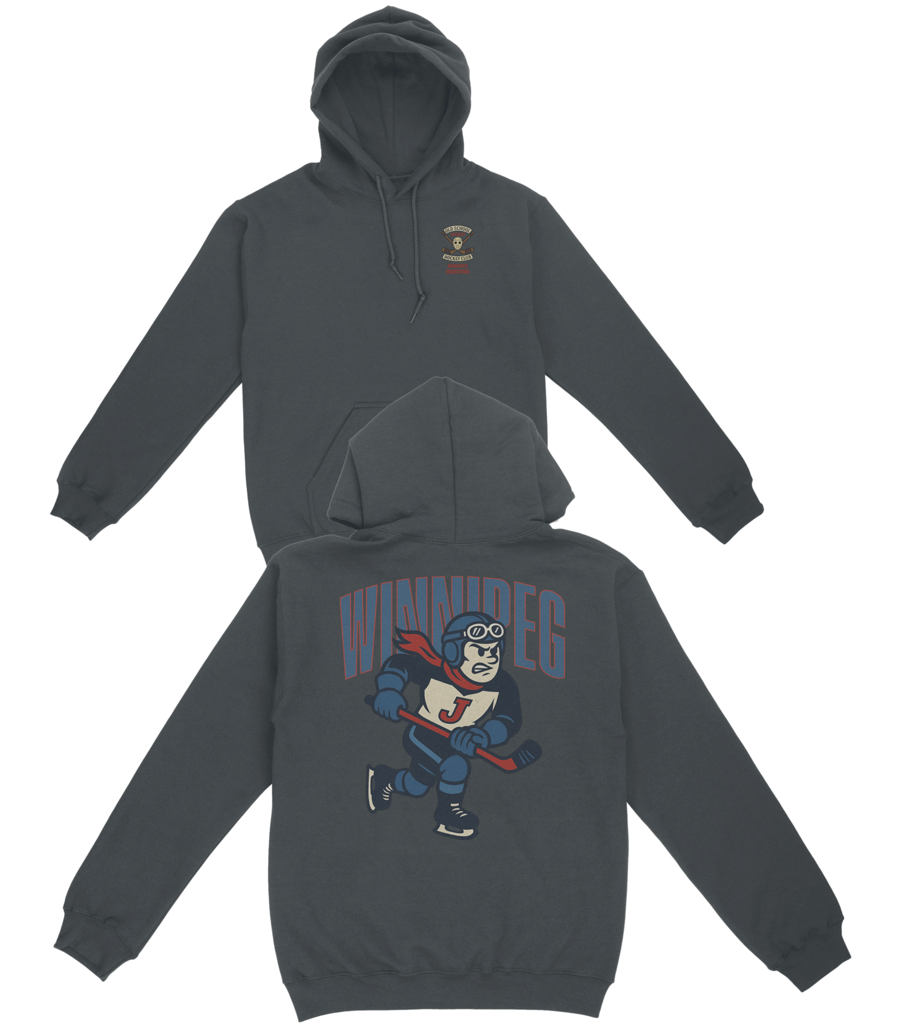 Winnipeg Hockey Basic Hoodie - Old Time Sports