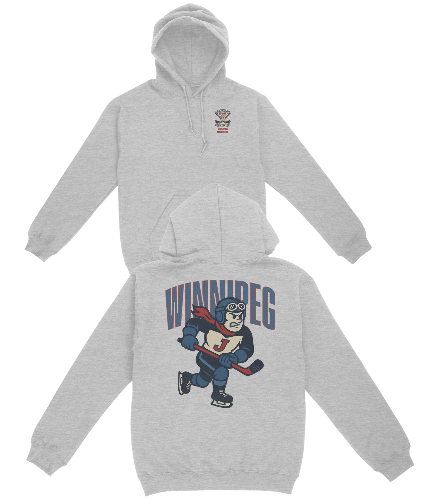 Winnipeg Hockey Basic Hoodie - Old Time Sports