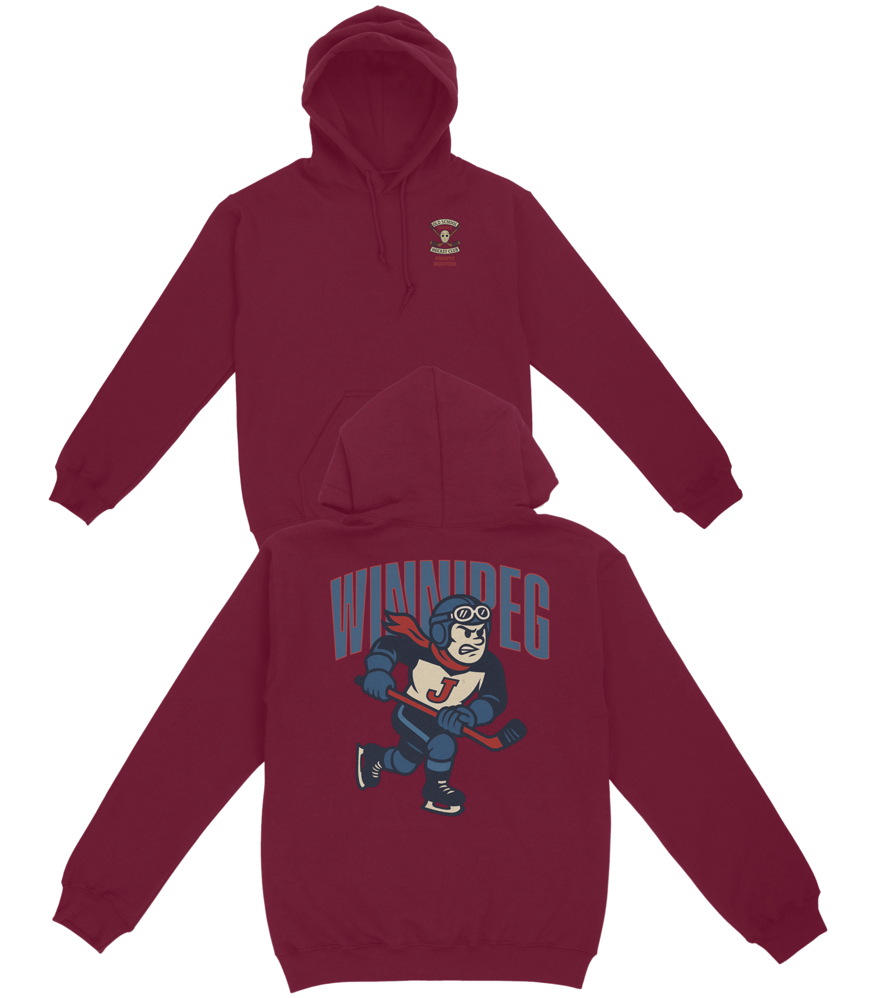 Winnipeg Hockey Basic Hoodie - Old Time Sports