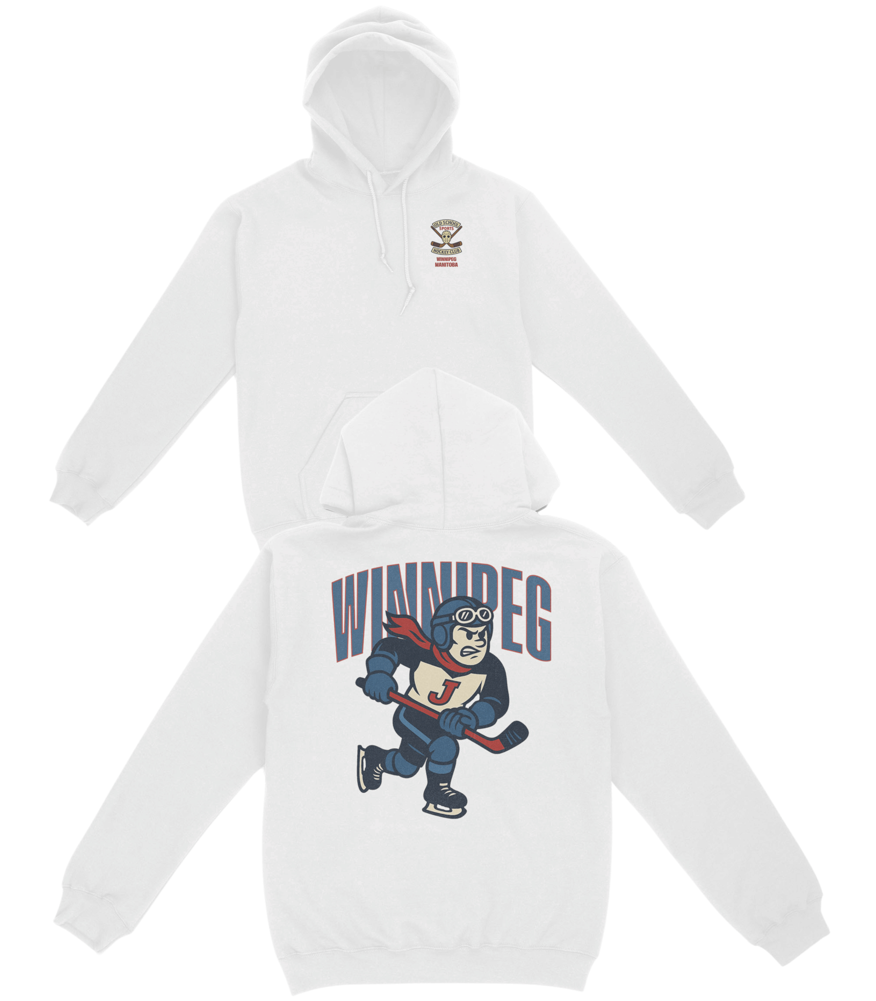 Winnipeg Hockey Basic Hoodie - Old Time Sports