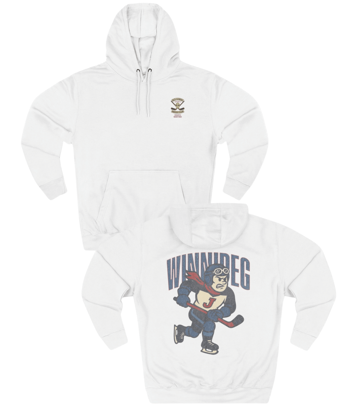 Winnipeg Hockey v1 Hoodie - Old Time Sports