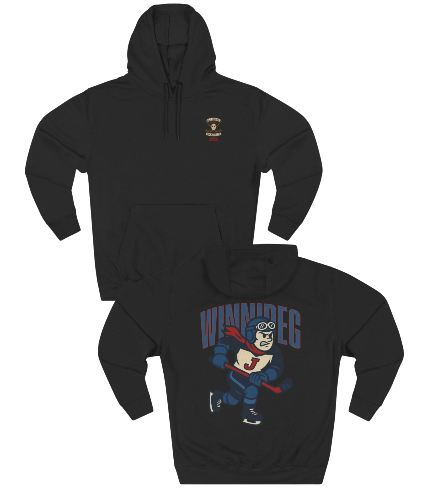 Winnipeg Hockey v1 Hoodie - Old Time Sports