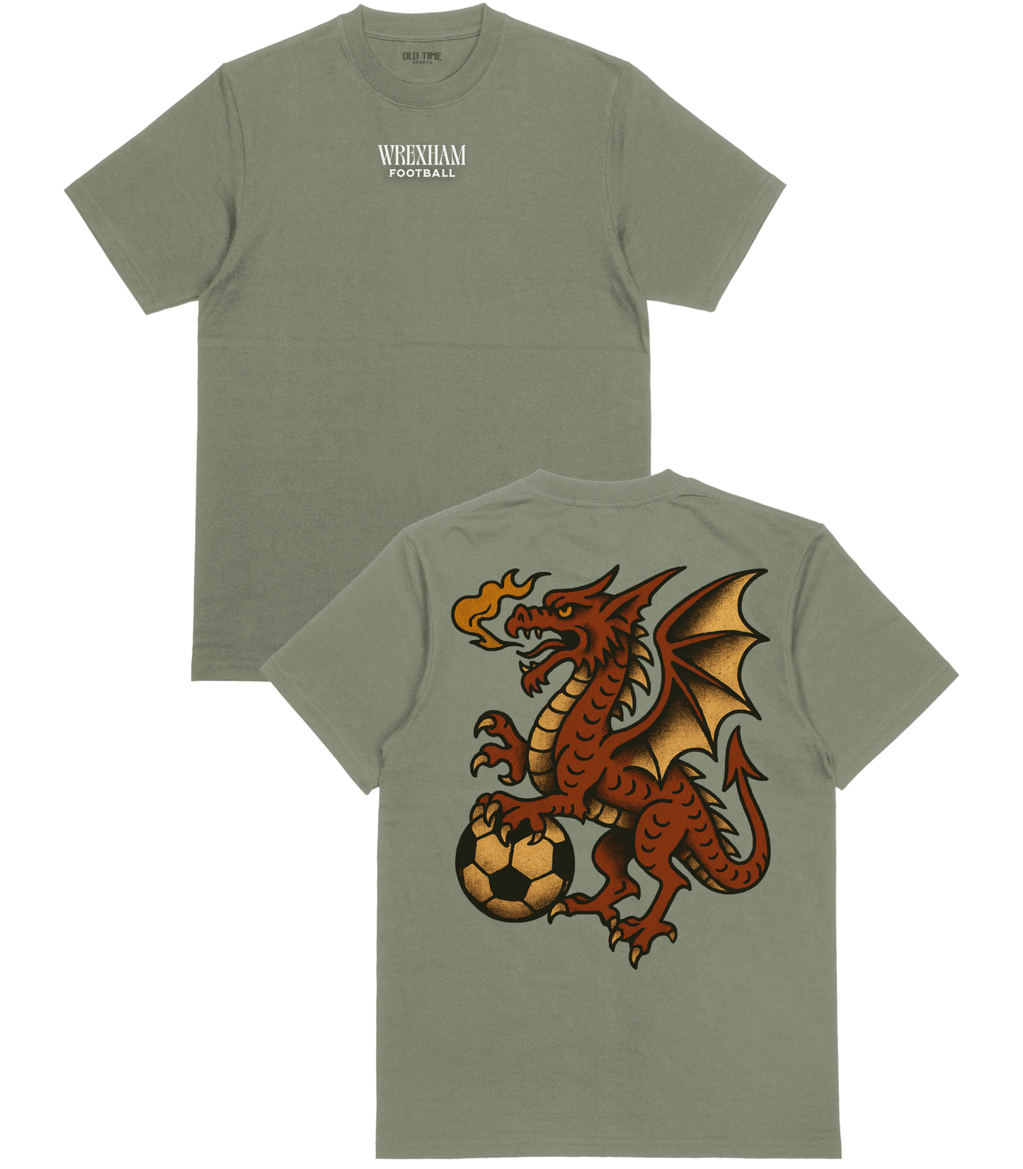 Wrexham Football v1 T-Shirt - Old Time Sports