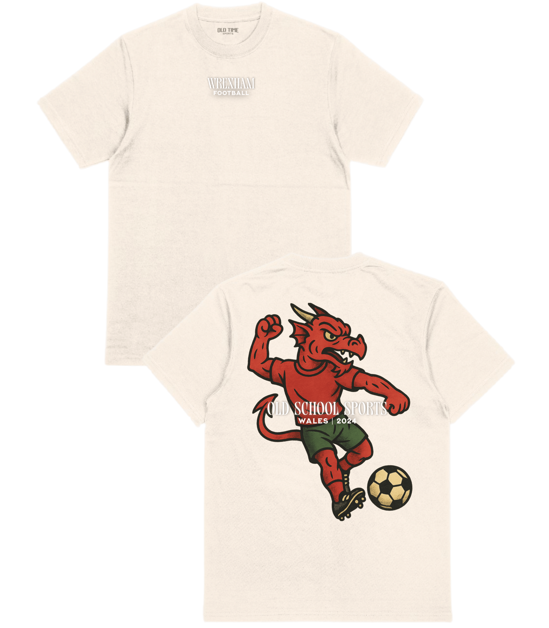 Wrexham Football v3 T-Shirt - Old Time Sports