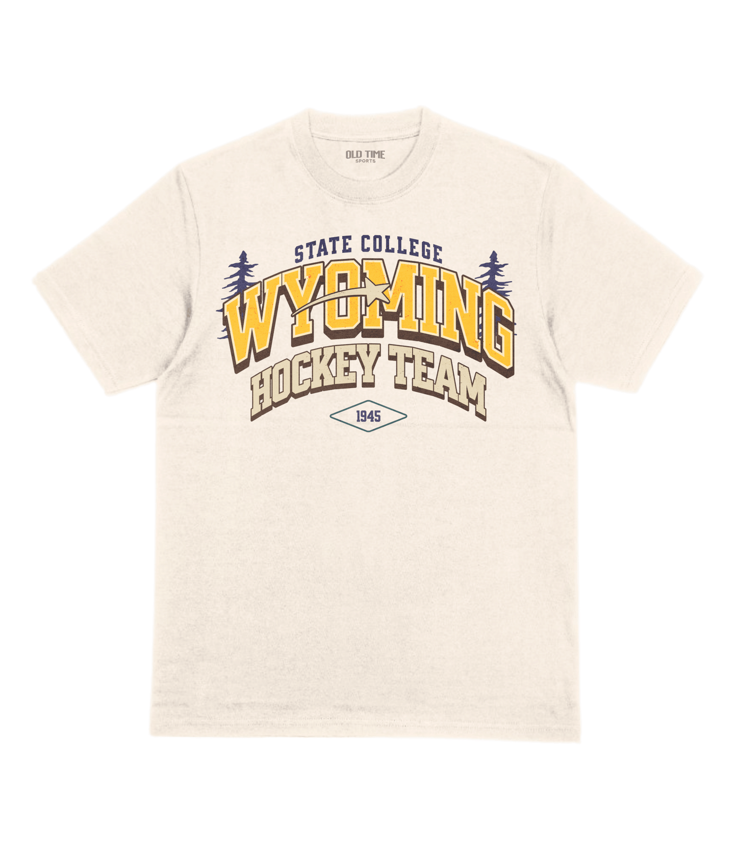 Wyoming State Hockey T-Shirt - Old Time Sports